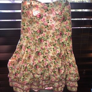 Toska used strapless short dress